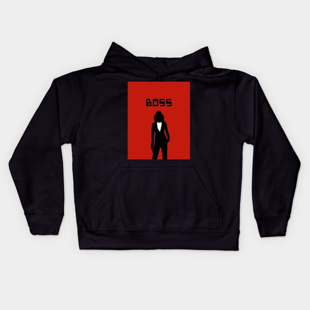 Boss lady Kids Hoodie by 4wardlabel